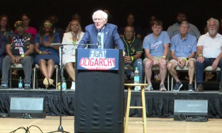 Bernie Sanders pushes income equality, access to healthcare at Shreveport rally